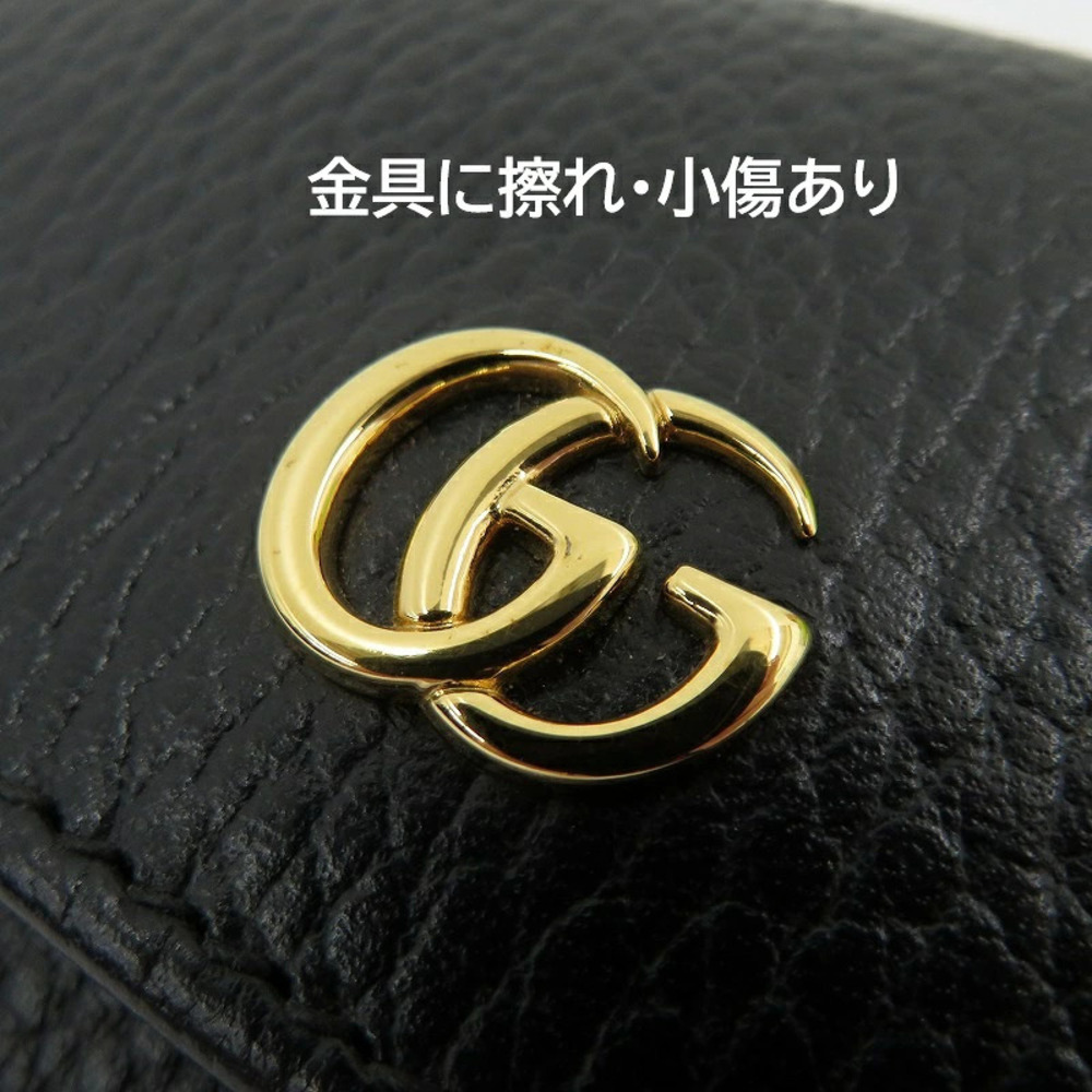 GUCCI GG Marmont Tri fold Wallet Black - Picture 2 of 11